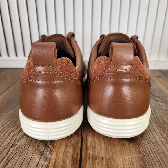 Cole Haan Grand Plus Crosscourt Mens Sz 8 M British Tan Leather Shoes Low C36924 - Picture 4 of 9
